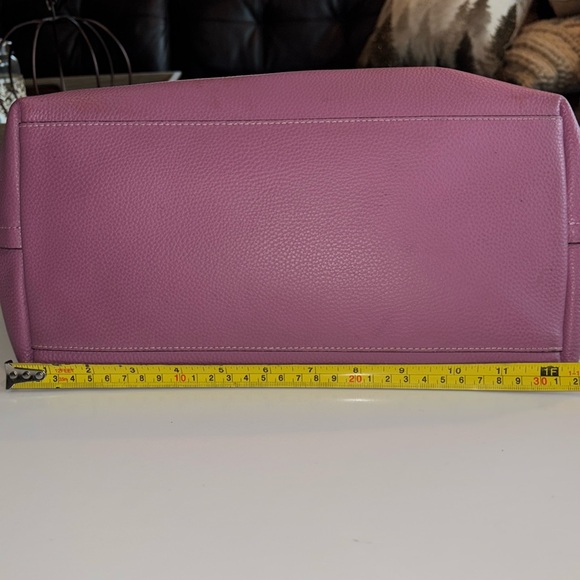 Coach Market Pink Glitter Turnlock Tote Bag - Picture 8 of 16